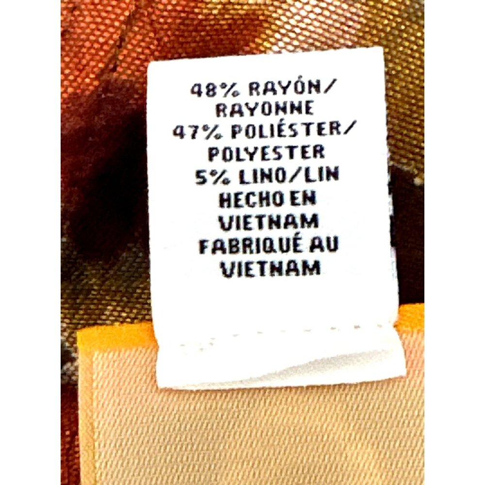 Ruby Rd Size 10 Autumn Print Mandarin Collar Button Jacket Vibrant PrintMultico - Picture 8 of 12